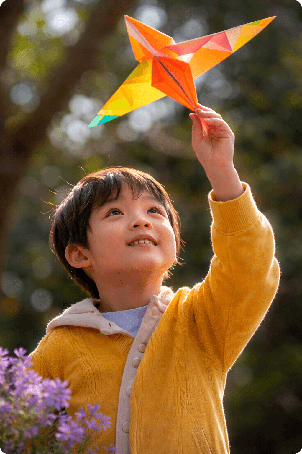 Child exploring
